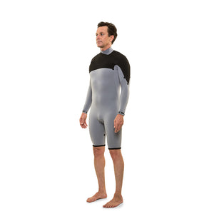 Isurus Shield Zipfree 2.2 Arm Spring Wetsuit Yamamoto Neoprene Interior View Front