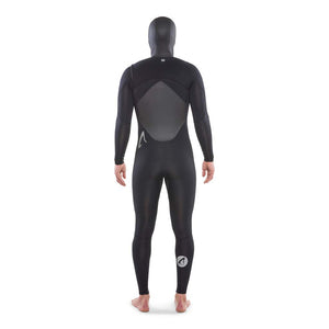 Isurus Ti Evade 4.3 Hooded Wetsuit Yamamoto Neoprene Rear View