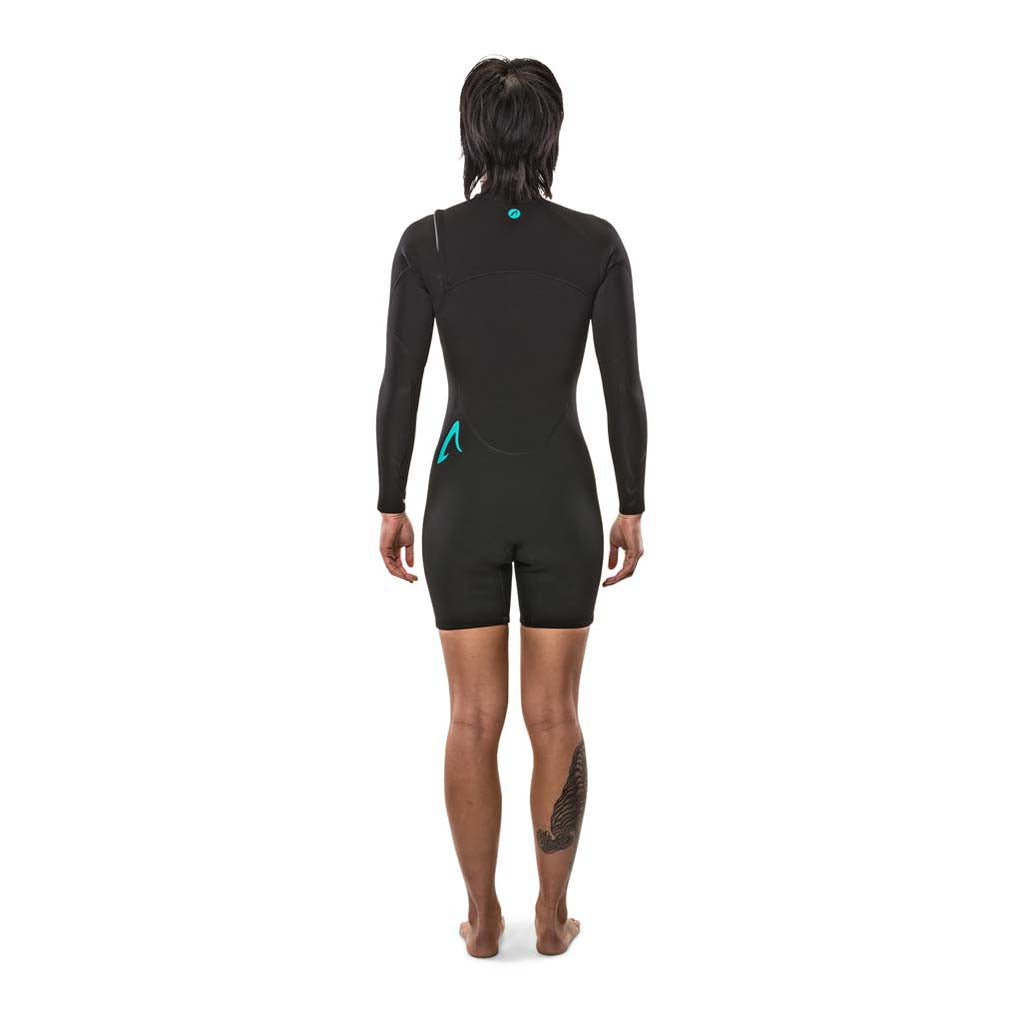 Isurus Ember 2.2 Long Arm Women's Wetsuit Yamamoto Neoprene Rear View