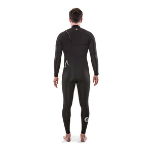 Isurus Shield 3.3 Zipfree Wetsuit Yamamoto Neoprene Rear View