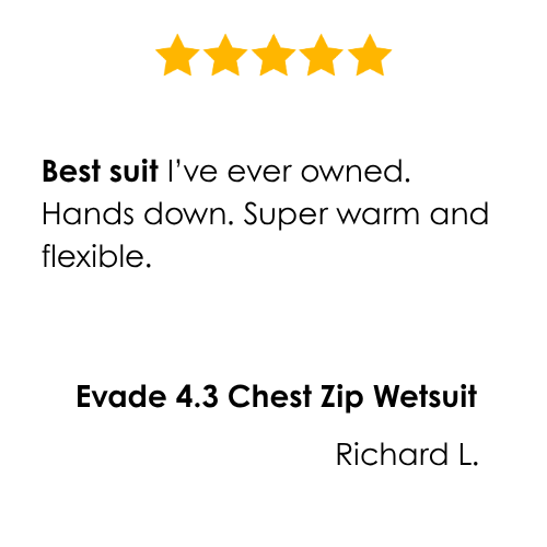 Review calling Isurus a top rated wetsuit for warmth and comfort