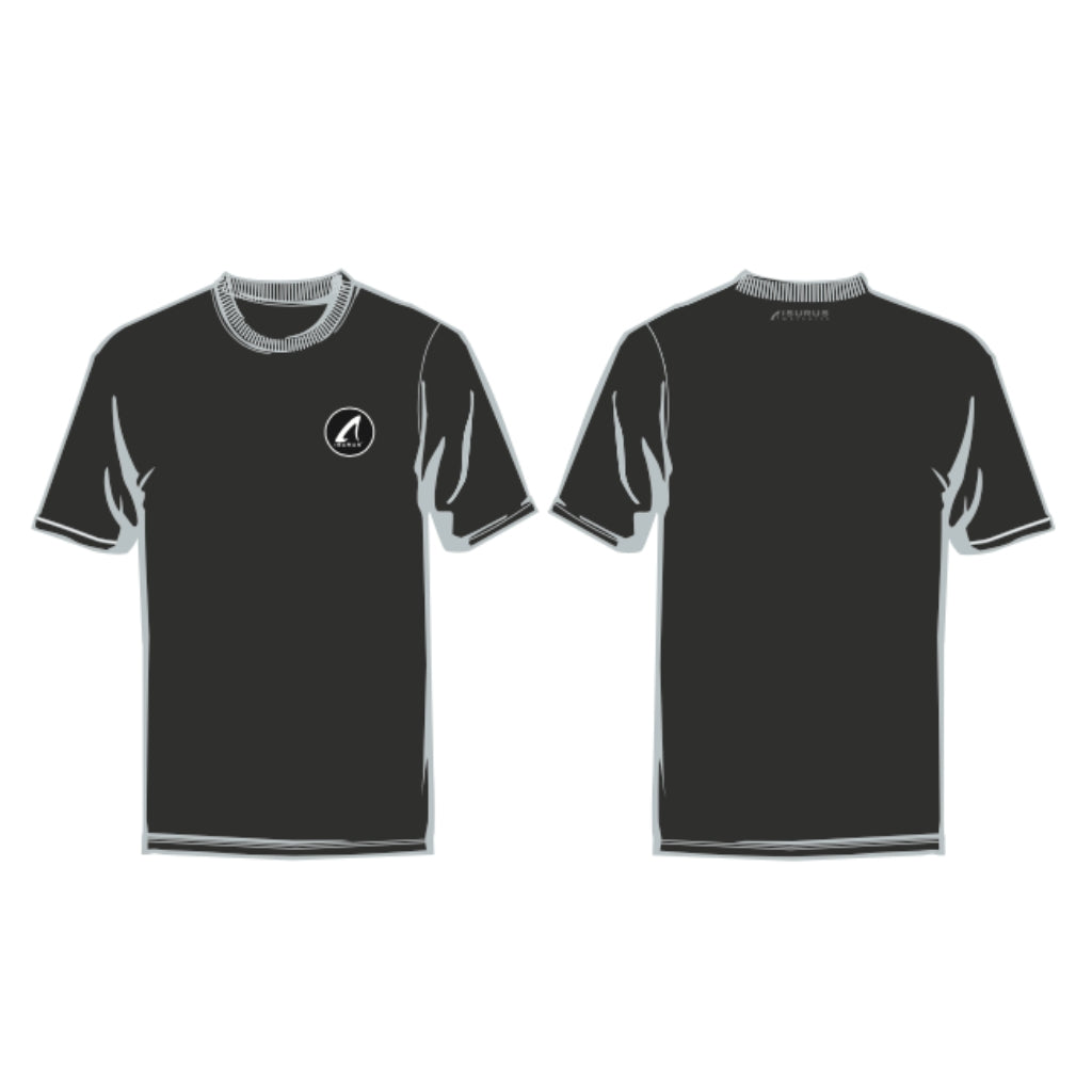 Isurus Circle Icon Short Sleeve T-Shirt - Black