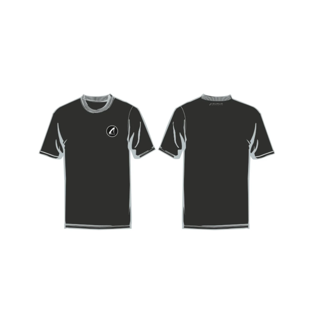 Isurus Circle Icon Short Sleeve T-Shirt - Black (Copy)