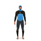Best Cold Water Wetsuit 4.3 Hooded Isurus Yamamoto Neoprene Interior View Front