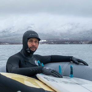 Konstantin Kokorev Surf Siberia Best 5.4 mm coldwater wetsuit Isurus Ti Alpha 5.4 Hooded Yamamoto Neoprene