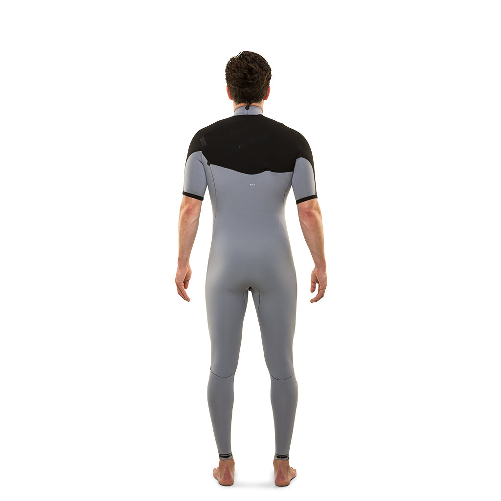 Isurus 2.2 Zipfree Short Arm Wetsuit Yamamoto Neoprene Interior Rear View
