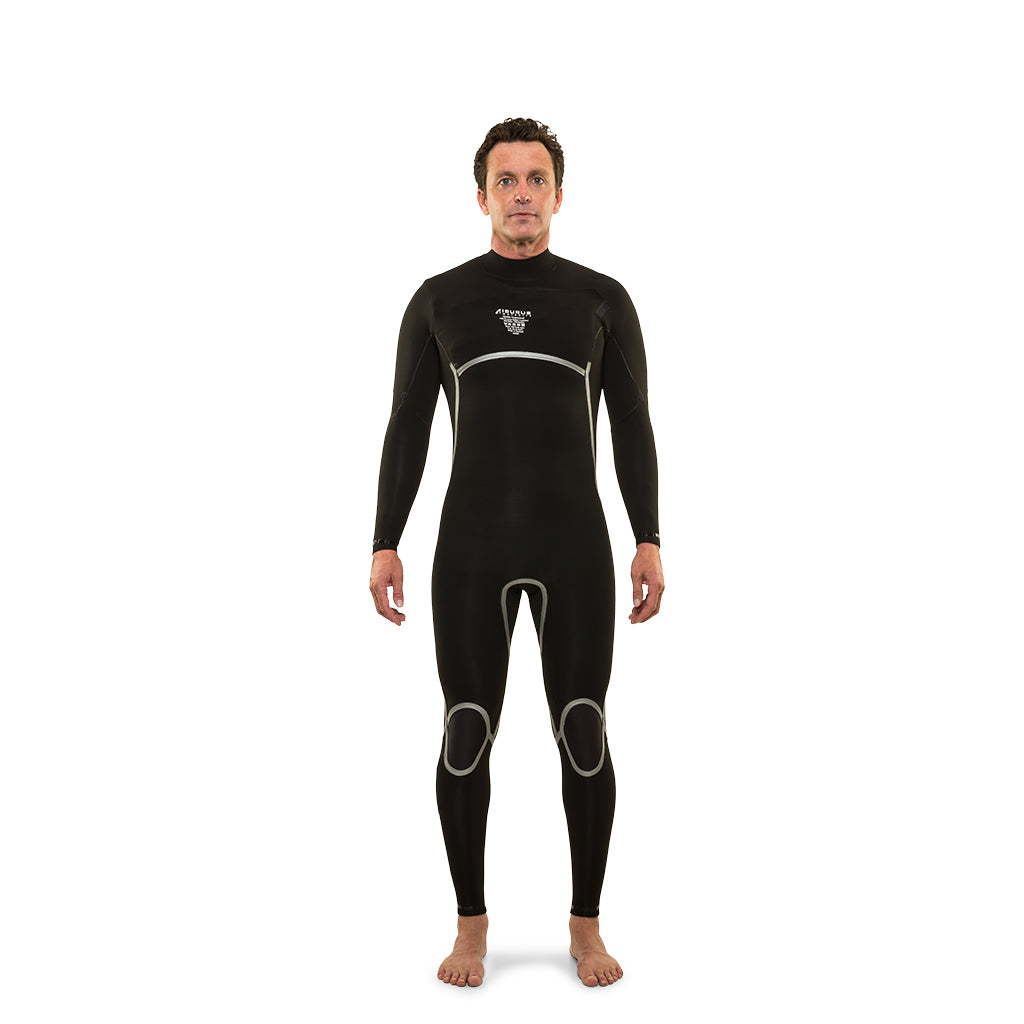 Isurus 3.2 Surfing Wetsuit Front Zip Yamamoto Interior Front View