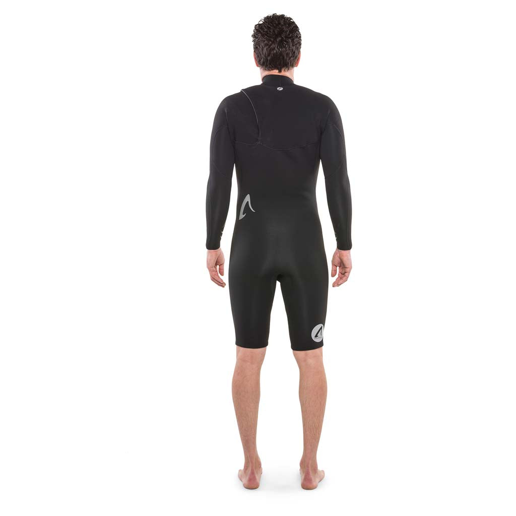 Isurus Shield 2.2 Long Arm Spring Wetsuit Yamamoto Neoprene Rear View