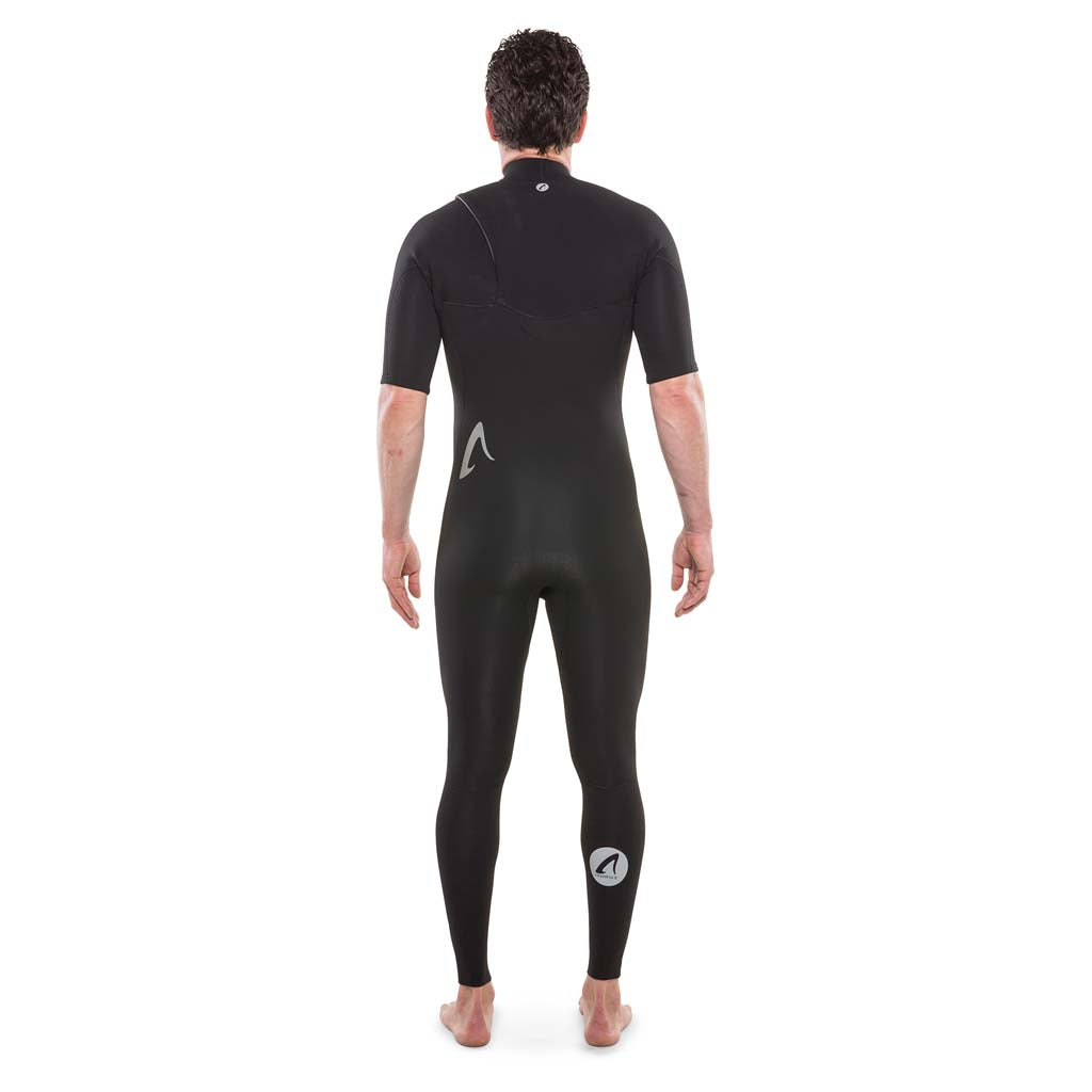 Isurus 2.2 Zipfree Short Arm Wetsuit Yamamoto Neoprene Rear View